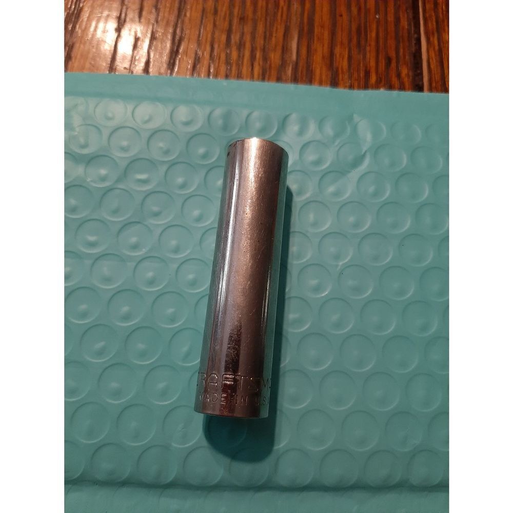 Vintage Craftsman 7/16" 12 Point 3/8" Drive Deep Well Socket Tools